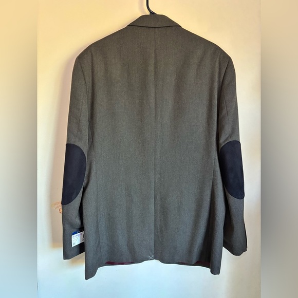 New Club Room Men's Classic-Fit Stretch Suit Blazer Jacket Size 42 L Brown - Picture 7 of 16